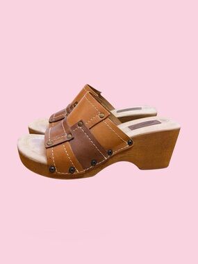 Lower East Side patchwork leather sandals